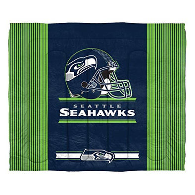Northwest NFL Seattle Seahawks Safety FULL/QUEEN Comforter and Shams
