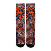 Zubaz by For Bare Feet NFL Youth Chicago Bears Zubified Dress Socks, One Size