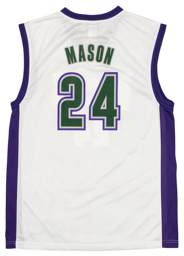Reebok Milwaukee Bucks Desmond Mason #24 NBA Men's Replica Jersey, White