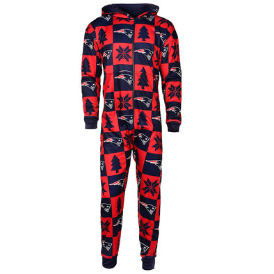 KLEW NFL Men's New England Patriots Ugly Holiday Suit