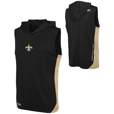 New Era NFL Men's New Orleans Saints Champions Flair Hooded Muscle T-Shirt