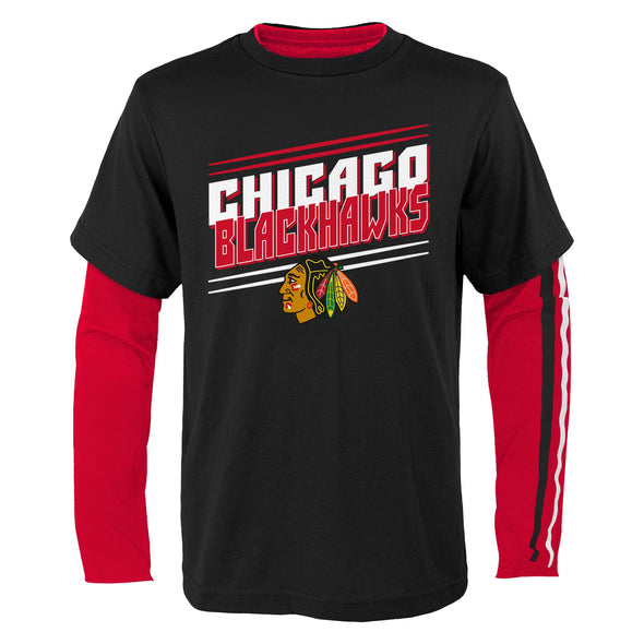 Outerstuff NHL Toddler Chicago Blackhawks First Line Combo Tee Pack
