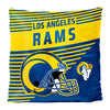 Northwest Los Angeles Rams NFL Velvet Pillow 16" x 16" , Stripes