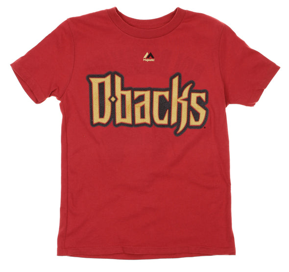 MLB Kids Arizona Diamondbacks Paul Goldschmidt #44 Short Sleeve Player Tee, Red