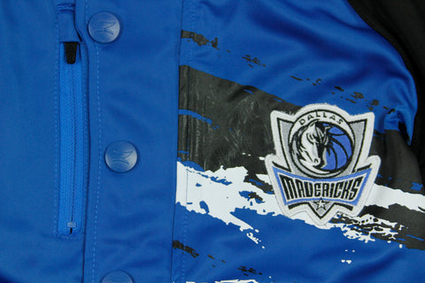 Zipway NBA Basketball Youth Dallas Mavericks Classic Look Splash Track Jacket