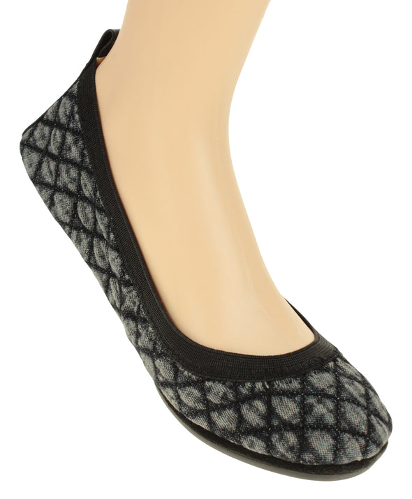 Yosi Samra Women's Samara Quilted Denim, Black
