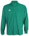 Adidas Men's Long Sleeve 1/4 Zip Knit Pullover, Aqua