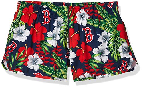 Forever Collectibles MLB Women's Boston Red Sox Floral Walking Shorts