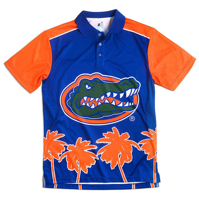 KLEW NCAA Men's Florida Gators Thematic Polo Shirt