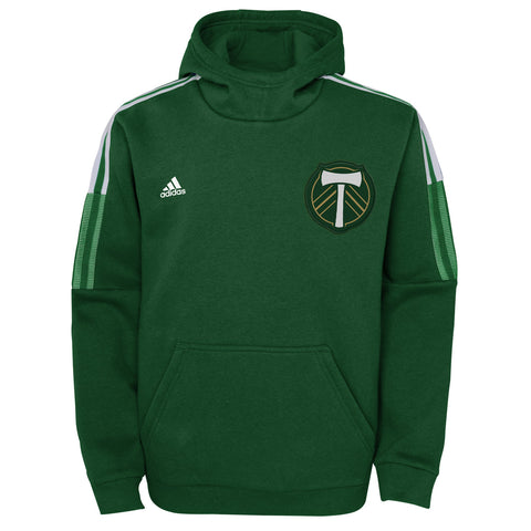 adidas Portland Timbers MLS Kids (4-7) Anthem Travel Hoodie, Green