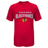 Reebok NHL Kids (4-7) Chicago Blackhawks Ultimate Short Sleeve T-Shirt, Red