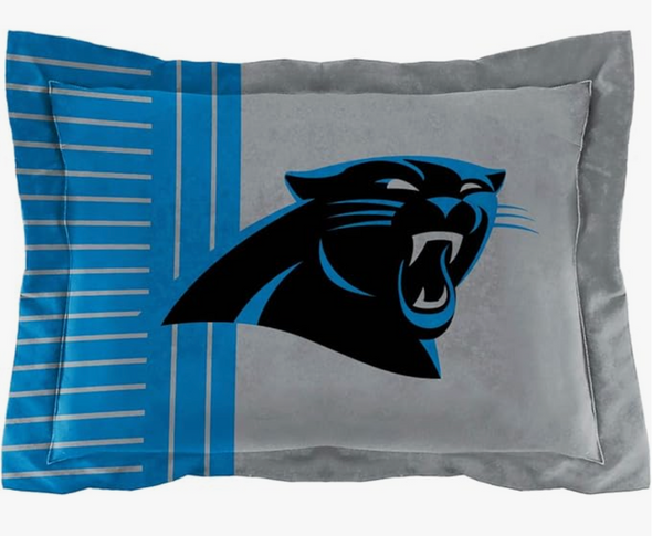 Northwest NFL Carolina Panthers Safety FULL/QUEEN Comforter and Shams