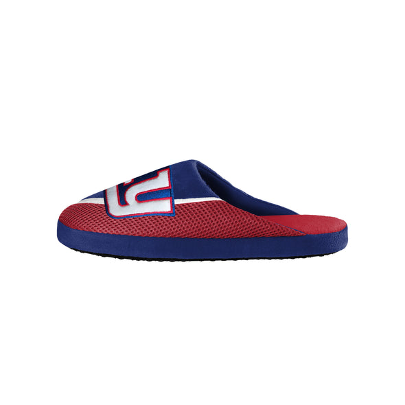 FOCO NFL Men's NFL New York Giants 2022 Big Logo Color Edge Slippers