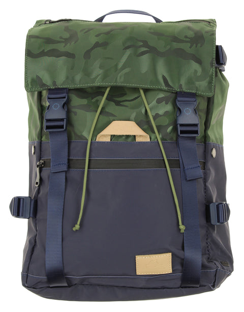 Pajar Canada Patriot Backpack, Navy / Green Military