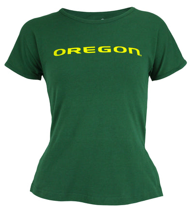 Outerstuff NCAA Youth Girls Oregon Ducks Dolman Primary Logo Shirt