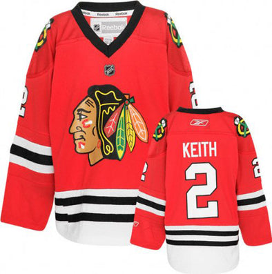 Reebok NHL Youth Duncan Keith #2 Chicago Blackhawks Jersey, Red