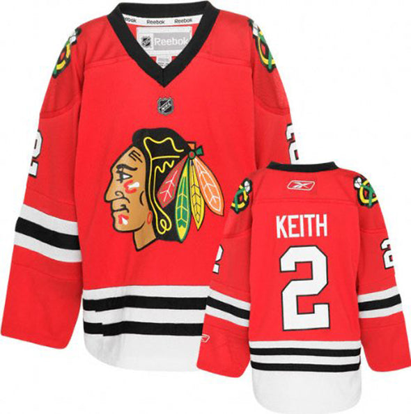Reebok NHL Youth Duncan Keith #2 Chicago Blackhawks Jersey, Red