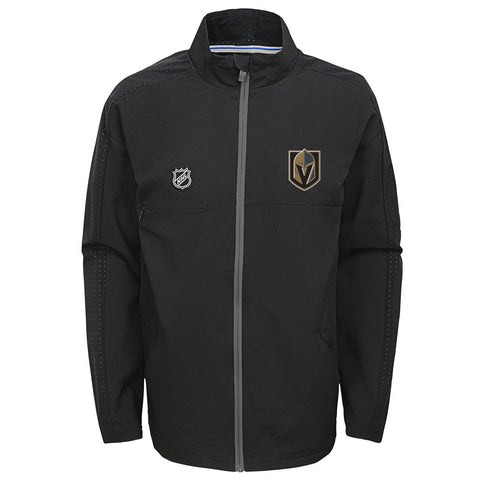 OuterStuff NHL Youth (8-20) Las Vegas Golden Knights Prevail Full Zip Lightweight Jacket