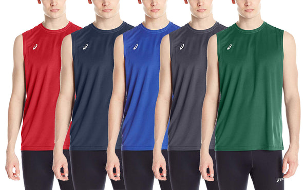 ASICS Men's Circuit 8 Warm-up Sleeveless Top, Color Options
