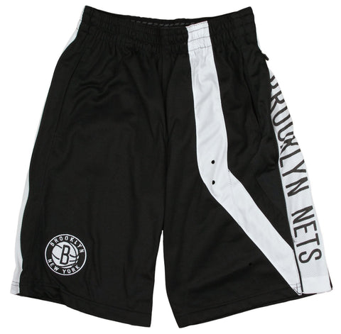 Zipway NBA Youth Brooklyn Nets Chaz Athletic Basketball Shorts, Black