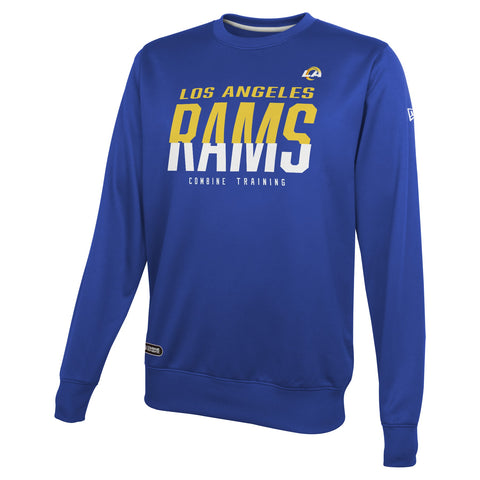 New Era Los Angeles Rams NFL Men's Pro Style Long Sleeve Shirt, Blue