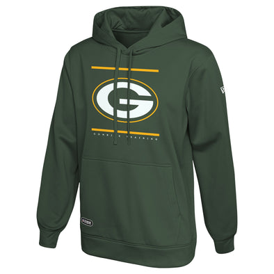 New Era NFL Men's Green Bay Packers Football Split Defence Fleece Pullover Hoodie