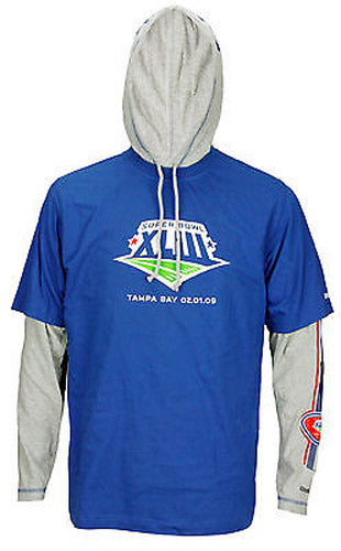 Reebok NFL Men's Tampa Bay Super Bowl XLIII Hoodie and T-Shirt Combo Set