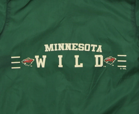 NHL Hockey Baby Boys Infants Minnesota Wild Hooded Windbreaker Coverall, Green