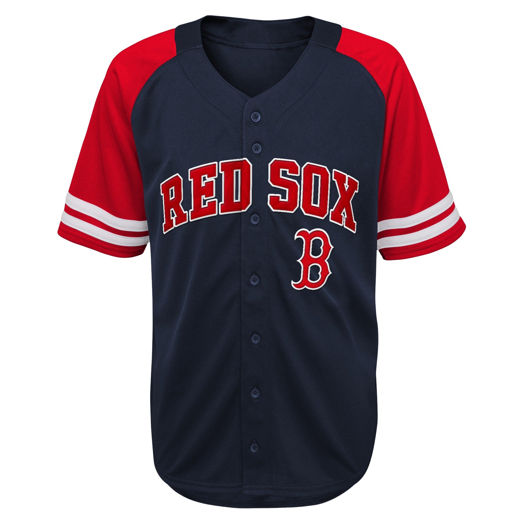 Outerstuff MLB Kids Boston Red Sox Button Up Baseball Team Home Jersey –  Fanletic