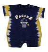 NBA Basketball Boys Infants Newborn Indiana Pacers Tie Dye Jersey Romper, Navy