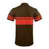 FOCO Men's NFL Cleveland Browns Stripe Polo Shirt