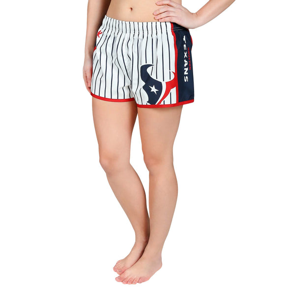 Forever Collectibles NFL Women's Houston Texans Pinstripe Shorts