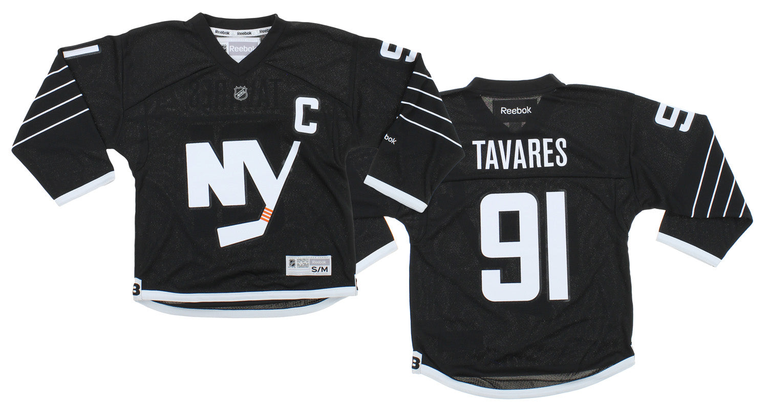 Islanders black sales jersey youth