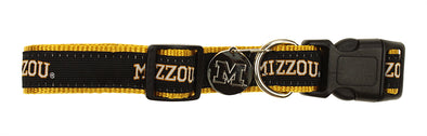 Sporty K9 NCAA Missouri Tigers Ribbon Dog Collar