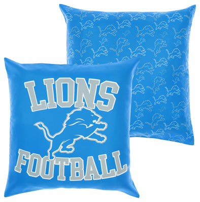 FOCO NFL Detroit Lions 2 Pack Couch Throw Pillow Covers, 18 x 18