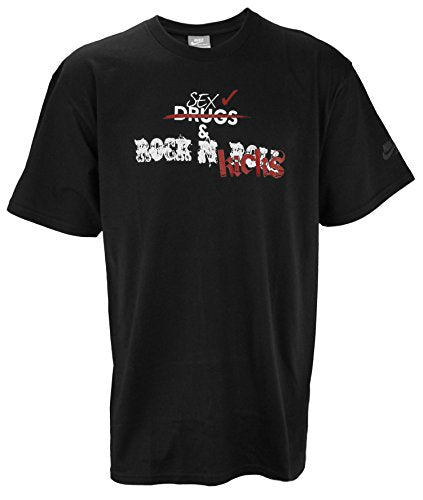 Nike Men's Just Rock Kicks T-Shirt Tee Top, Black