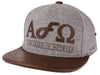 Flat Fitty Alpha Omega Buckle Back Cap Hat - 2 Colors