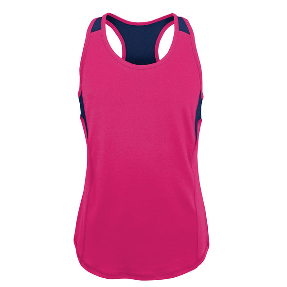 Umbro Girls' Youth Colorblocked Performance Racer Tank Top, Color Options