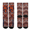 Zubaz by For Bare Feet NFL Youth Chicago Bears Zubified Dress Socks, One Size