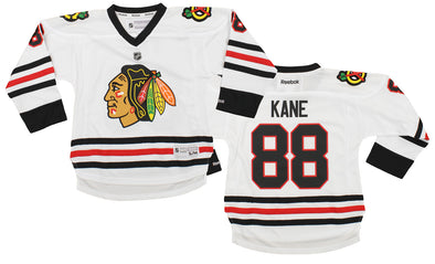 Reebok NHL Youth Chicago Blackhawks Patrick Kane #88 Replica Jersey, White