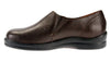 Footprints by Birkenstock Cambria Women's Leather Slip On Shoes, Dark Brown