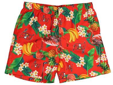 Forever Collectibles NFL Men's Tampa Bay Buccaneers Floral Walking Shorts