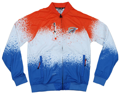Zipway NBA Men's Oklahoma City Thunder Retro Pop Full Zip Jacket