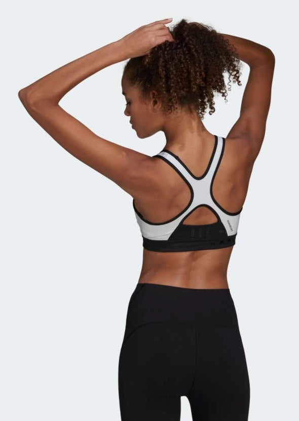 Adidas Women's Karlie Kross Believe This Workout Bra, Black/White