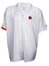Reebok NFL Mens Cincinnati Bengals 1/4 Zip Up Polo Shirt, White