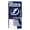 Northwest NHL Tampa Bay Lightning State Line Beach Towel