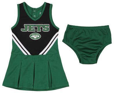 Outerstuff NFL Toddler New York Jets Cheerleader Jumper Dress Set
