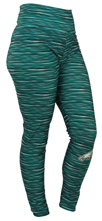 Zubaz NFL Football Women's Philadelphia Eagles Space Dye Legging