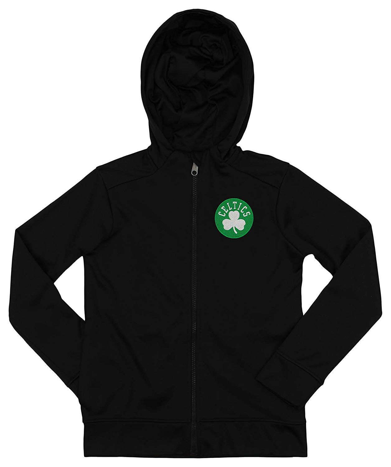 Boston Celtics Sweatshirt Boys Medium Youth Black Hoodie NBA Basketball  adidas | SidelineSwap