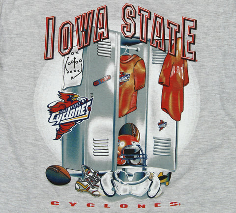 NCAA Youth Iowa State Cyclones Locker Room Long Sleeve Shirt , Grey